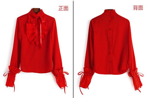 艾森絲服飾 施悅名2018新款宮廷風(fēng)襯衫，演繹現(xiàn)代女性的浪漫與優(yōu)雅